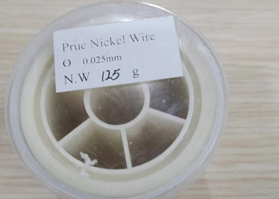 99.9% Pure Nickel Wire 0.025 Mm Np2 From Factory Price