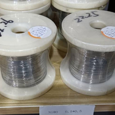 Good price NiCr Alloy With Chemical Composition Ni Cr And Melting Point 1453°C Nikrothal 80 Wire online